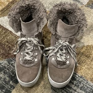 Sam Edelman Women's Lace-Up Winter Boots - Gray